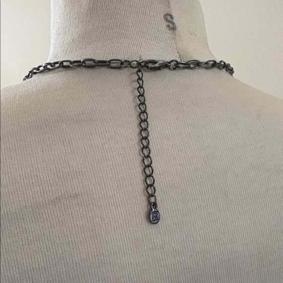 Unknown designer art Nouveau steam punk floral with butterfly necklace - Picture 4 of 5